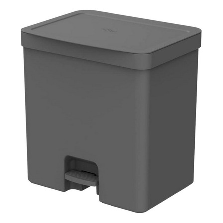 Lixeira Com Pedal E Tampa Trium Esconde Sacola Cinza 20l Ou Lixeira Com Pedal E Tampa Trium Esconde Sacola Cinza 20l Ou
