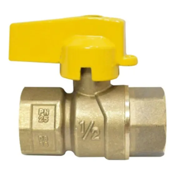 Valvula 1/2'' Bronce Para Gas