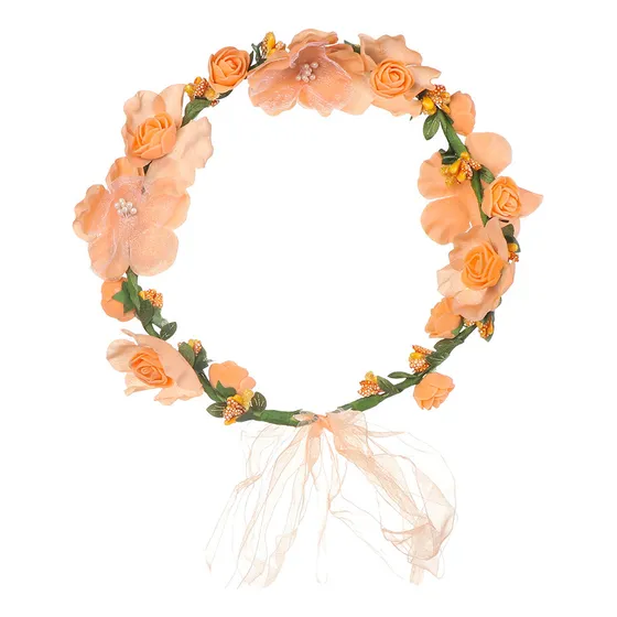 Xy Faixa De Cabeça Com Coroa De Flores Para Casamento