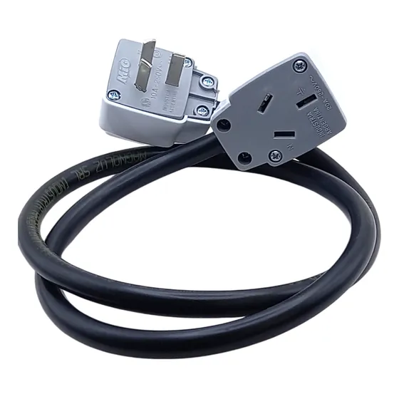 Cable Adaptador De 20a A 10a Largo *1mts* Cable 3x2.50mm