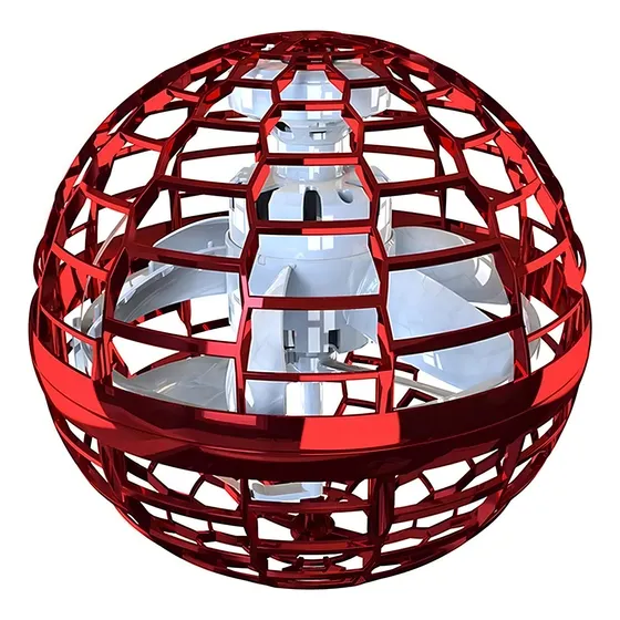 Pelota voladora Flynova Pro Magic Spinner 360°, color rojo