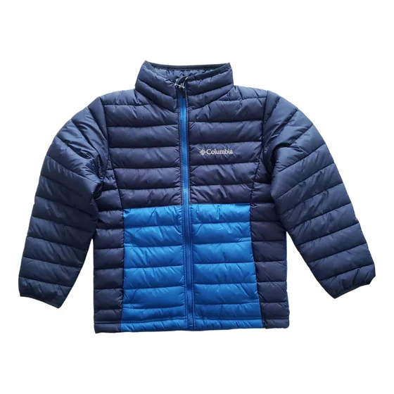 Campera Columbia Niño Azul Pawder Lite 6 Años