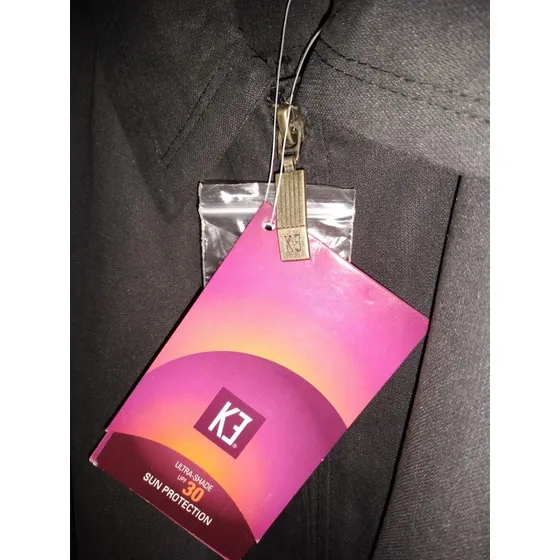 Chaqueta Nueva Marca Ke Original Negra Casual 100% Talla Xl