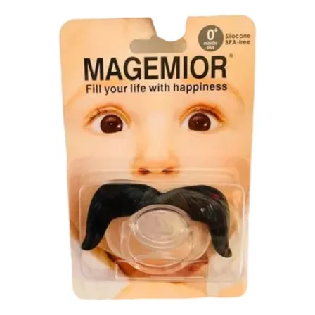 Chupete Bigote  Para Bebes 0+ Meses