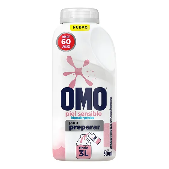 Omo Detergente Líquido Hipoalergénico Para Diluir 500ml