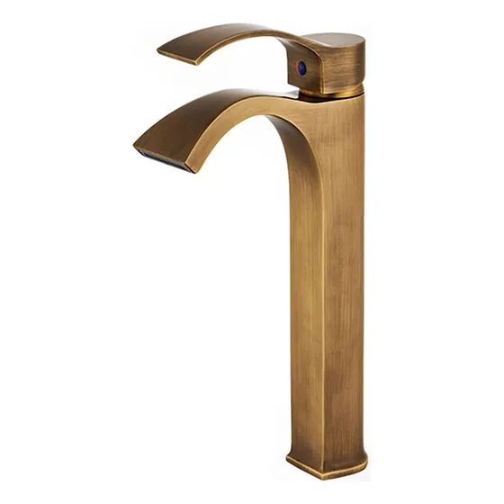 Grifo Para Lavabo Baño Laton Antiguo Un Solo Orificio Agua B