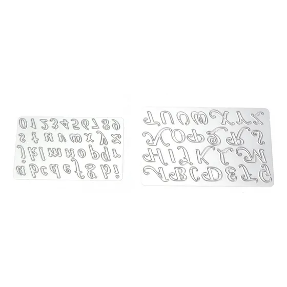 Troqueles Para Hacer Tarjetas Con Forma De Letras De Acero A