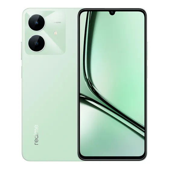 Realme Note 60x, Doble Sim, Verde, 128 Gb De Almacenamiento, 4 Gb De Ram, 4g/lte, Lcd Ips De 6,74 Pulgadas, Batería De 5000 Mah, Juegos Y Teléfono Móvil Resistente.