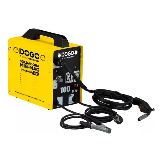 Soldadora Mig 100 Amp 50hz/60hz Con Torcha Dogo Mm Frecuencia 50 Hz/60 Hz