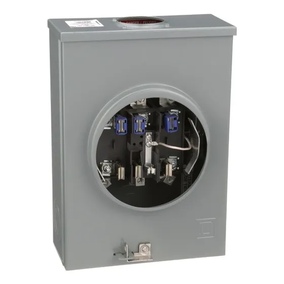 Base De Medicion 3 Fases 7 Mordazas 100a Square D Ms1007j