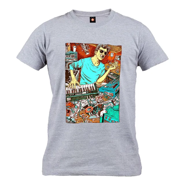 Remera Estampada  Musico Charly Garcia Caos Creativo