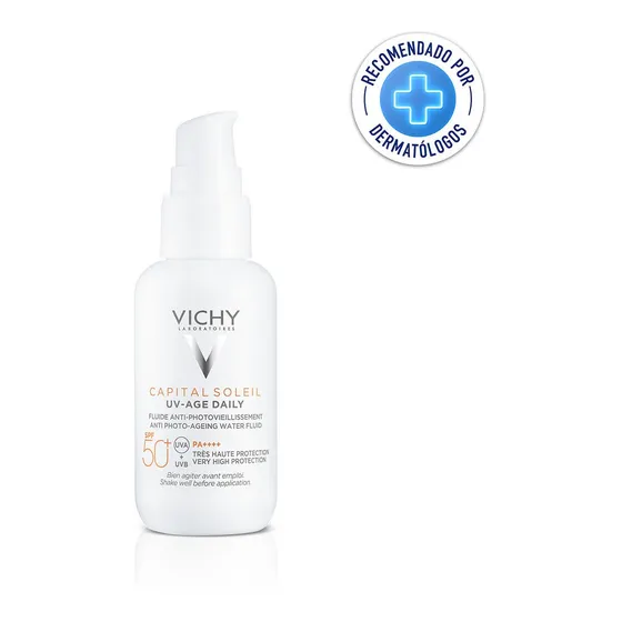 Protector Solar Vichy Capital Soleil UV Age FPS 50 Sin Color 40mlt