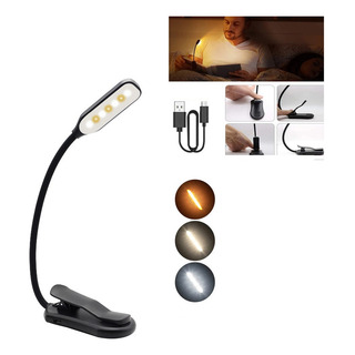 Luz Led Con Clip Lámpara De Lectura Recargable Por Usb Luz Led Con Clip Lámpara De Lectura Recargable Por Usb