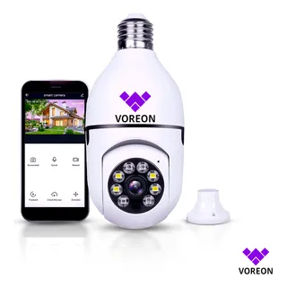 CĂąmera De Segurança Voreon LĂąmpada Ip Wifi App Yoosee EspiĂŁ 360Âș Com VisĂŁo Noturna Interna Externa Cor Branco CĂąmera De Segurança Voreon LĂąmpada Ip Wifi App Yoosee EspiĂŁ 360Âș Com VisĂŁo Noturna Interna Externa Cor Branco