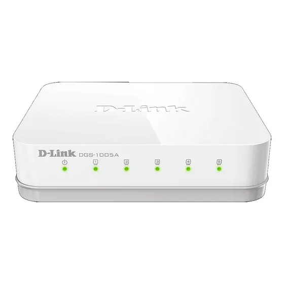 Switch D-link 5 Puertos Gigabit 10/100/1000 Gds-1005a