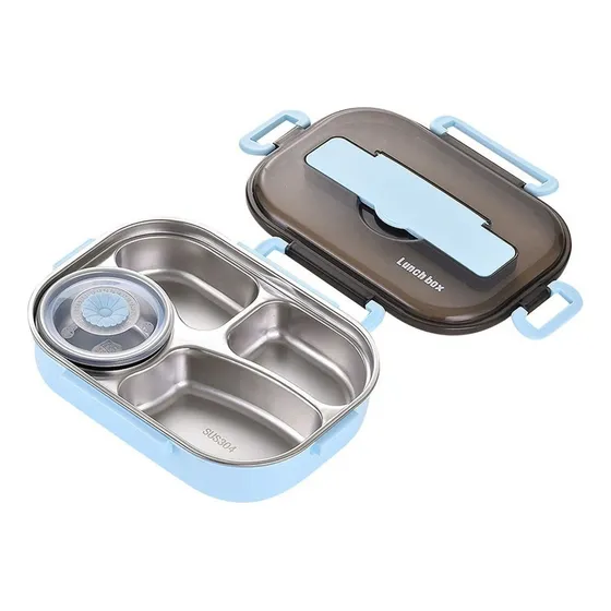 .. Caja Bento Box De Comida Rápida 304 De Acero Inoxidable