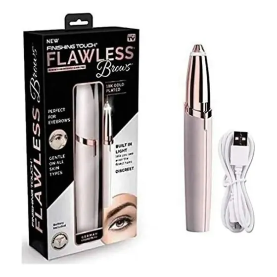 Depiladora de cejas indolora recargable por USB