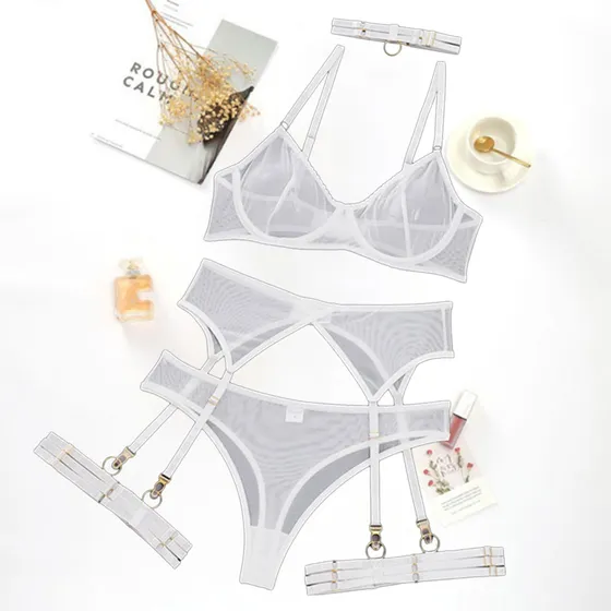 Az. Conjunto De Liguero Para Ropa Interior Femenina