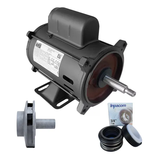 Motor Weg Piscina Igui 1/2cv + Rotor + Selo Mecânico
