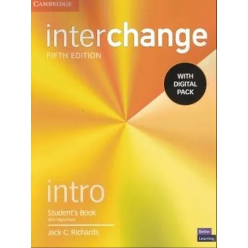 Interchange - Intro Student´s Book With Digital Pack - Fif, De Richards, Jack C.. Editora Cambridge University Press Do Brasil, Capa Mole Em Inglês