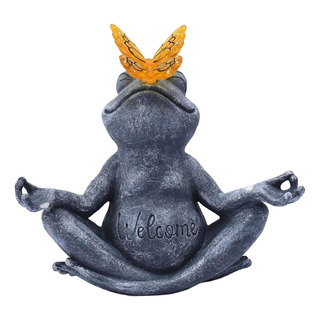 Lámpara Solar Con Estatuilla De Rana, Lámpara Ornamental, Lámpara Solar Con Estatuilla De Rana, Lámpara Ornamental,