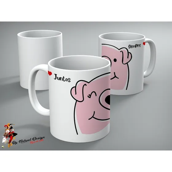 Taza De Ceramica Juntos Siempre ( 2 Taza )