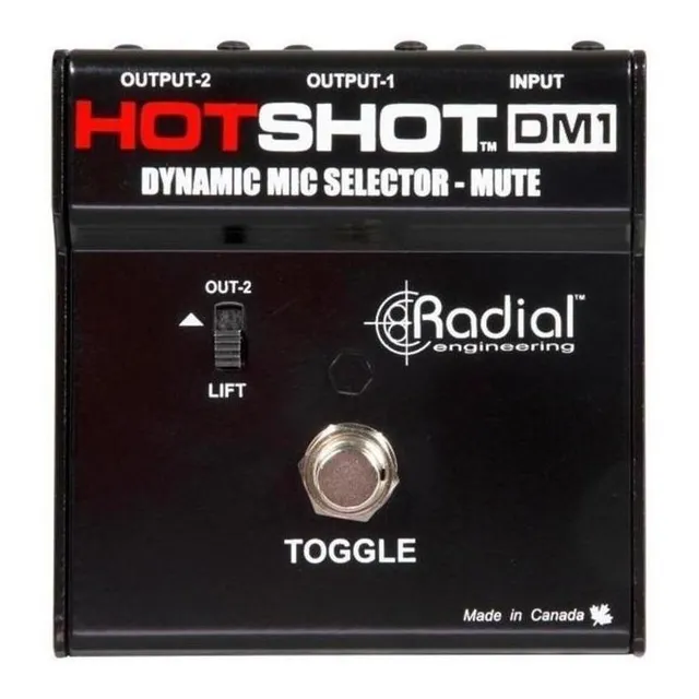 Radial Conmutador Para Envío De Micrófono Hotshot Dmi