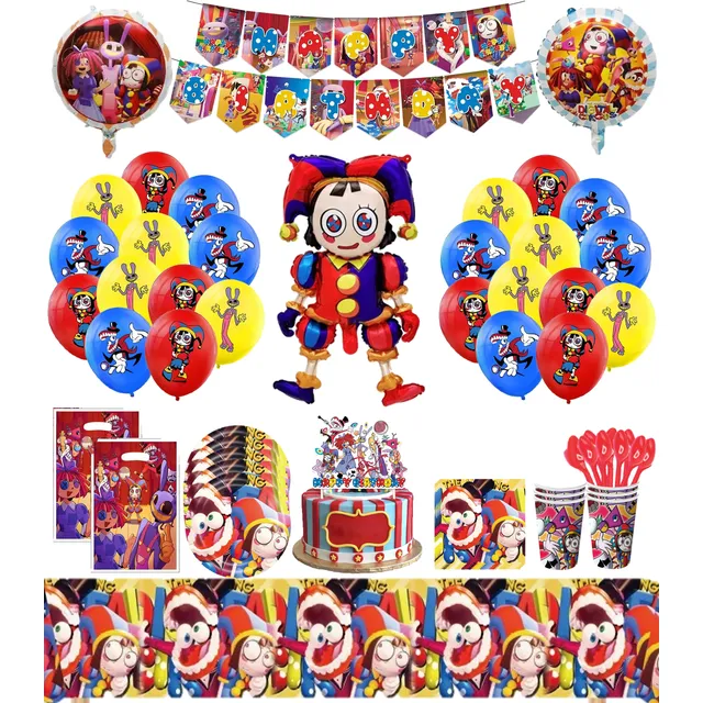 Pack Full Cumple Globos Cotillon Cucharas X10 Varios Diseños