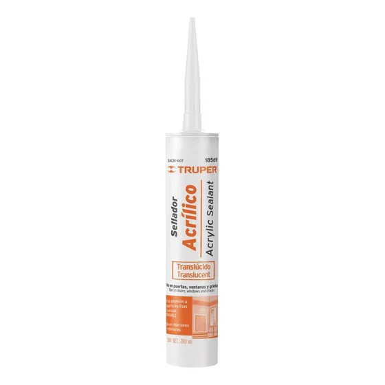 Silicon Acrilico Transparente 280 Ml, Truper