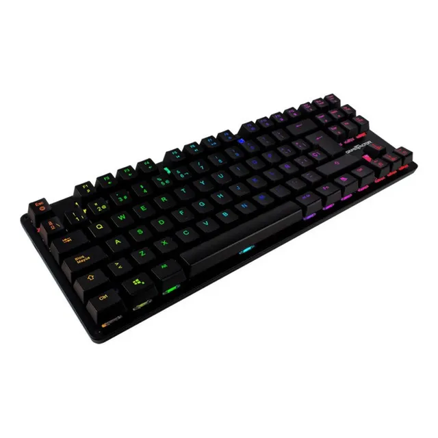 Teclado Mecanico Game Factor Kbg500-rd Alambrico Rgb Usb