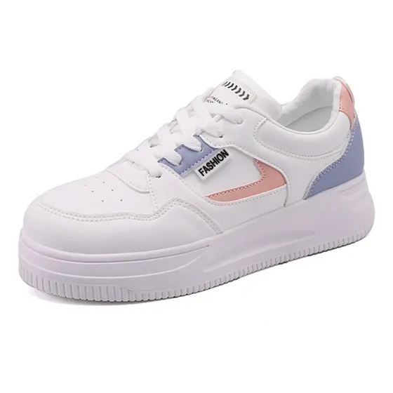 Zapatos De Tenis Mujer De Suela Gruesa Transpirable De Moda