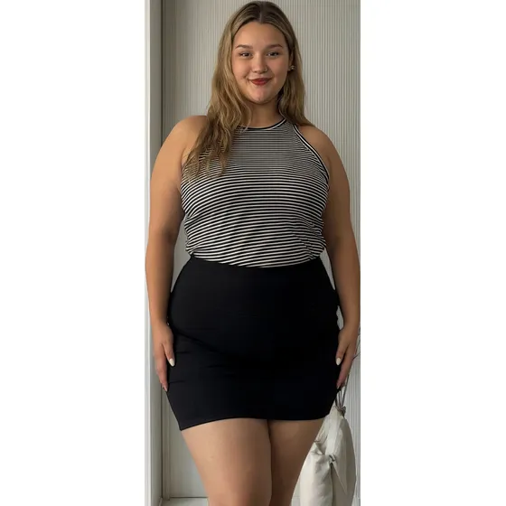 Mini Falda Pollera Corta Mujer Moda Sexy Talles Grandes 