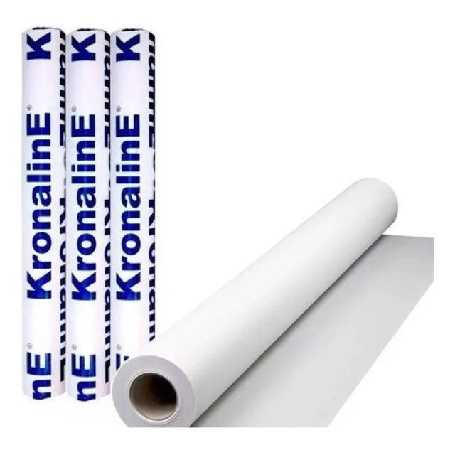 3 Rollos Papel Bond Prime White 80g 61x50m Pw456 Kronaline Color Blanco