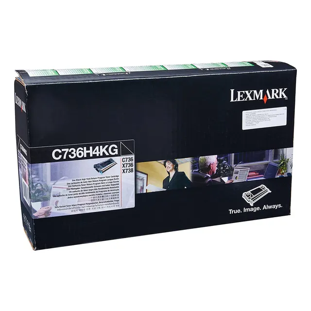 Lexmark High Yield Black Return Program Toner Cartridge For
