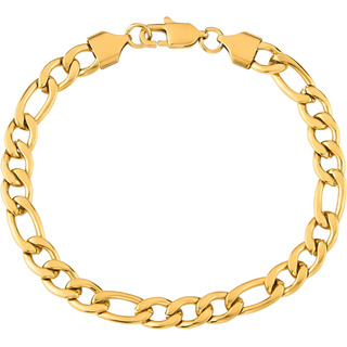 London Fog Figaro Link Pulsera Unisex De 8 Pulgadas (lf (oro London Fog Figaro Link Pulsera Unisex De 8 Pulgadas (lf (oro