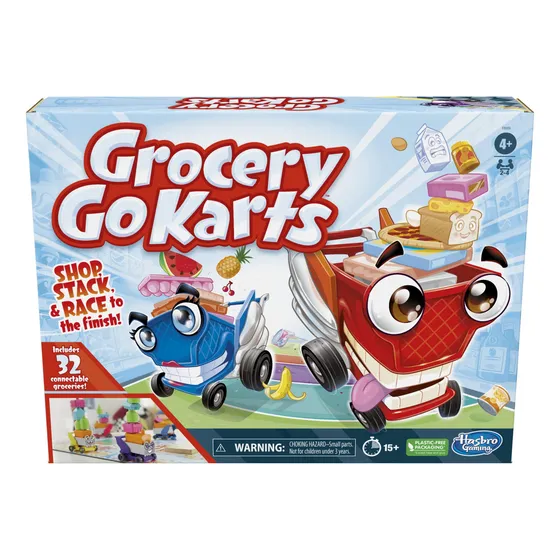 Juego De Mesa Hasbro Gaming Grocery Go Karts Para Niños Mayo