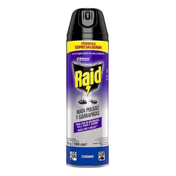 Raid Garrapatas Y Pulgas 400ml