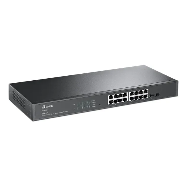 Switch TP-LINK TL-SG2218 16 Puertos Gigabit + 2 SFP Rackeable Administrable JetStream