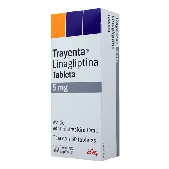 Trayenta tabletas 5 Mg, 30 tabletas