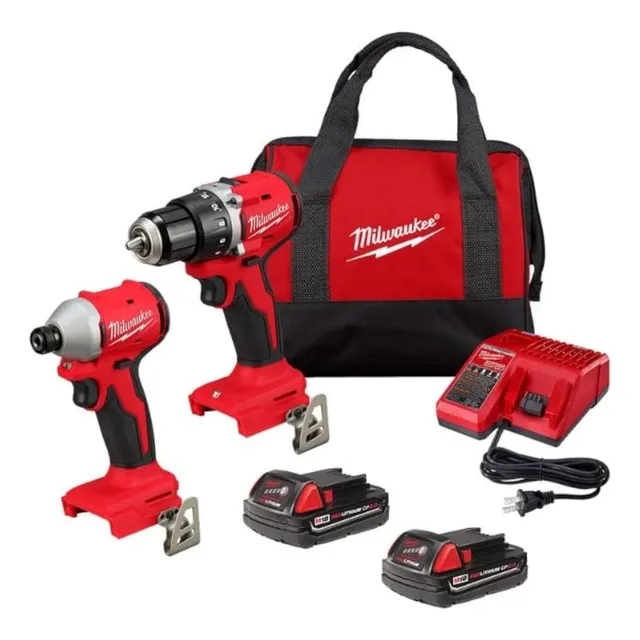 Kit De Taladros Inalambricos Milwaukee M18 Brushless