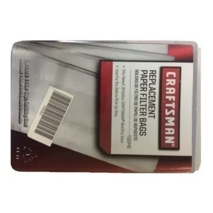 Filtros P/ Aspiradoras Craftsman2 1/2 Gal.