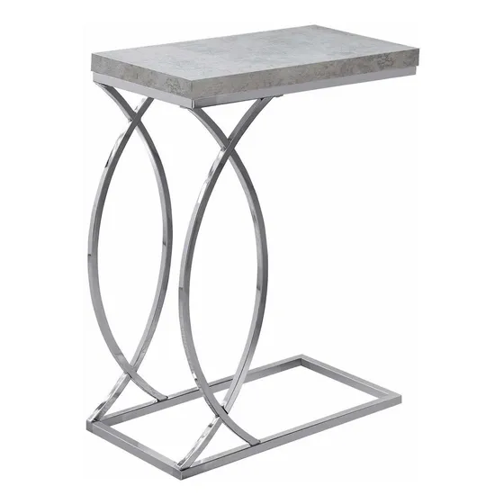 Centro Metal Cromado Color Gris