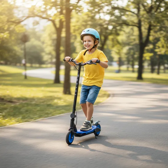 Scooter Eléctrico Mobar Juvenil Azul Ligero Movilidad 12km/h Azul Scooter Eléctrico Mobar Juvenil Azul Ligero Movilidad 12km/h Azul