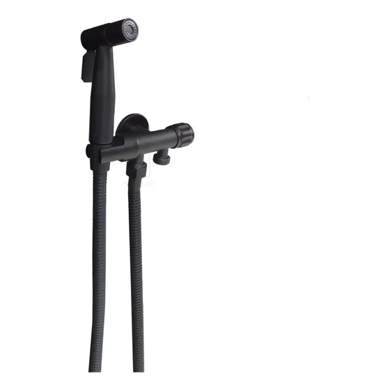 Ducha Bidet Negor Mate + Registro Desviador Con Soporte