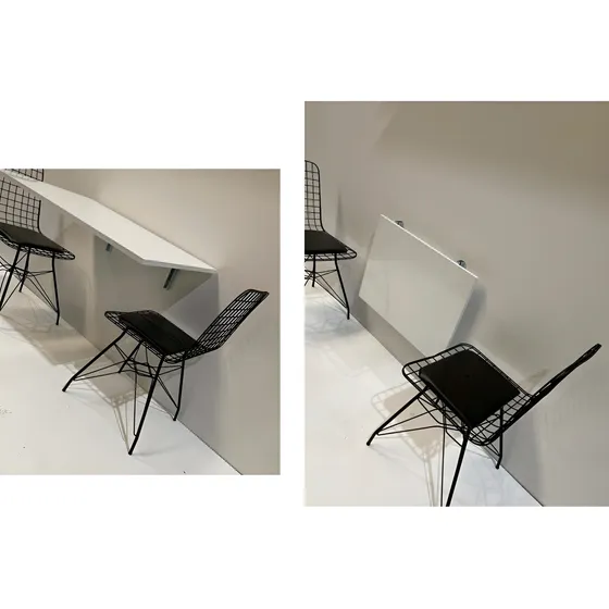 Mesa Escritorio Repisa Flotante Abatible Ahorra Espacio Pc