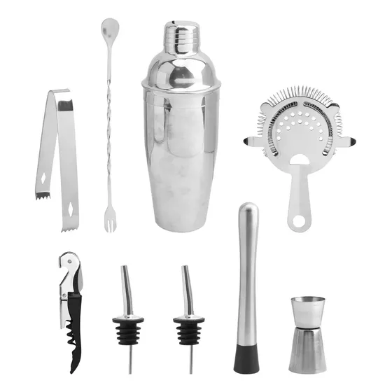 Set De Cocteleria Mc-9 Bartender 9 Piezas 25oz