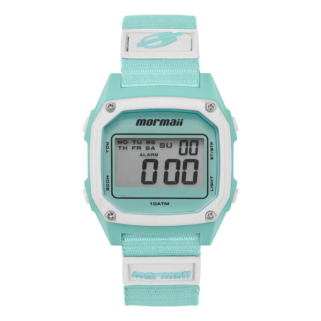 Relógio Mormaii Feminino Vintage Verde - Mo18703d/6v Lcd Positivo