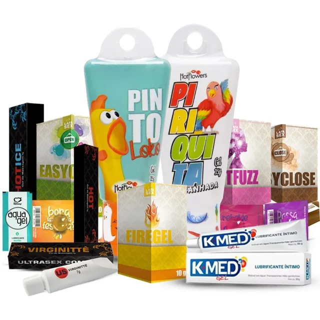 Kit Revendedora Sexshop Atacado 45 Itens Variados Casal 