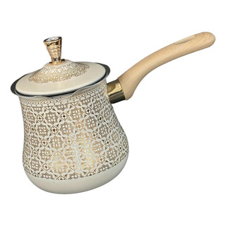 Cafetera Árabe Olla Para Derretir Y 720 Ml Patrón Dorado Cafetera Árabe Olla Para Derretir Y 720 Ml Patrón Dorado