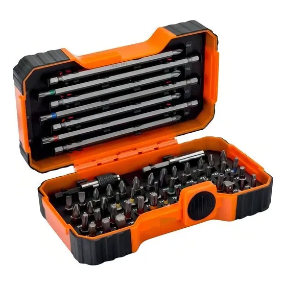 Set Puntas Para Atornillador Encastre 1/4 Bahco 54 Piezas